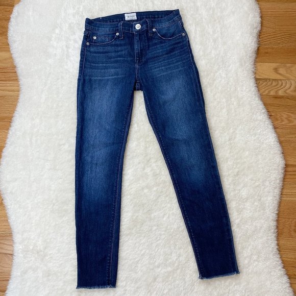Hudson Jeans Denim - Hudson Jeans Crop Krista Super Skinny Dark Wash Size 27